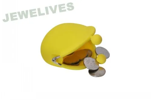 Direct Manufactures Offer Silicone Coin Bag In Lemon Yellow 