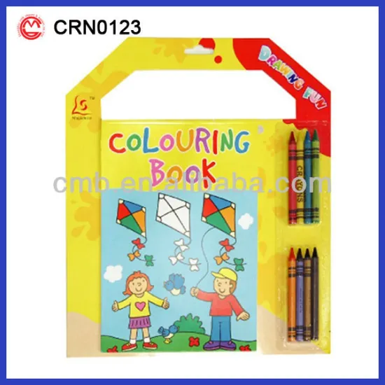 CRAYON ART SET WITH COLOR BOOL