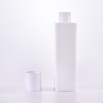 Quadratische Opal-weiße Glasflasche für Toner