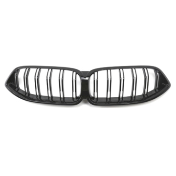 Mat Black Double Line Nierrooster voor BMW 8 -serie G15