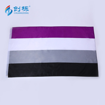 90*150CM Lesbian banner Gay LGBT Rainbow flag