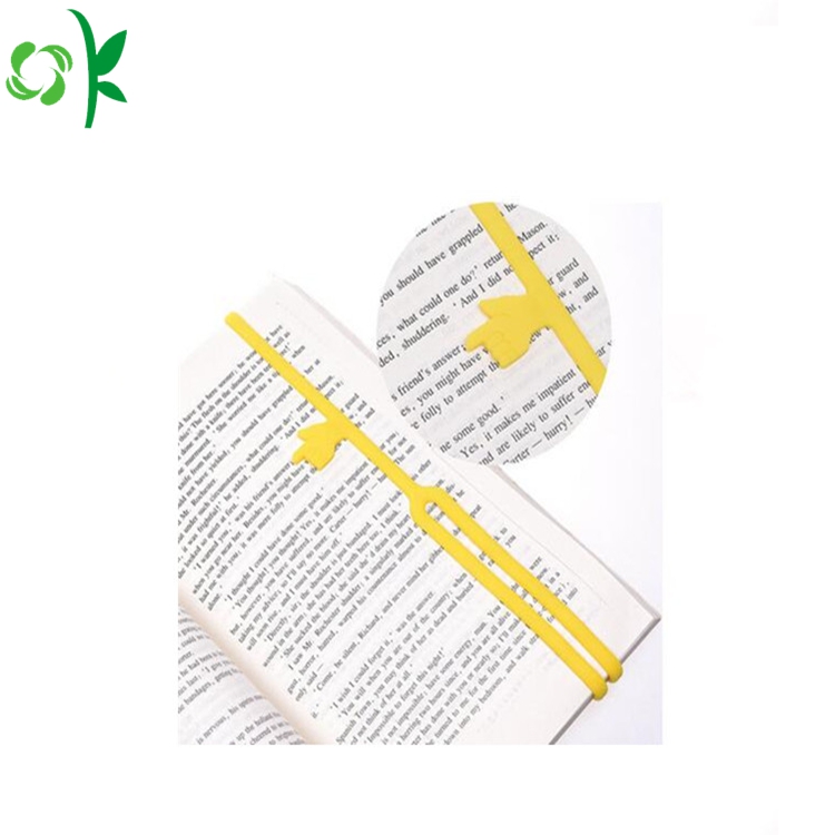 High Quality Hand Shape Silicone Bookmark