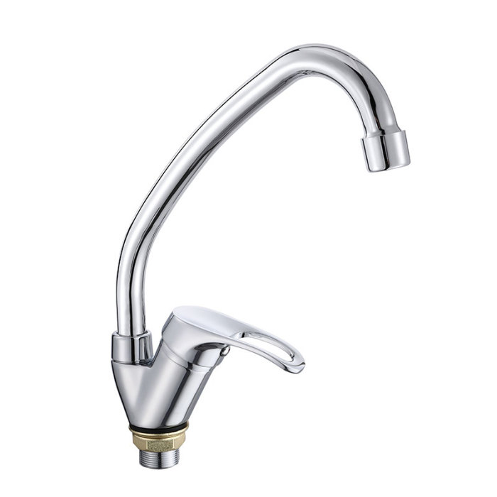 Single Lever Electroplated Sink Mixer Tap