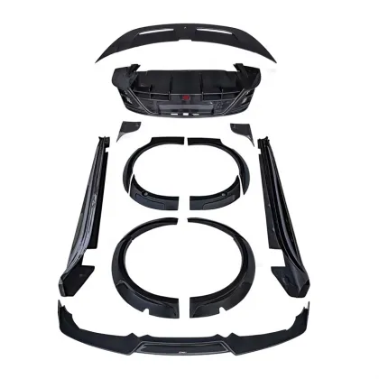 SPC Carbon Fiber Front Bumper Kit for Porsche Taycan 4S Aerokit