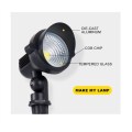 Alumínio 7W COB exterior LED spot light jardim