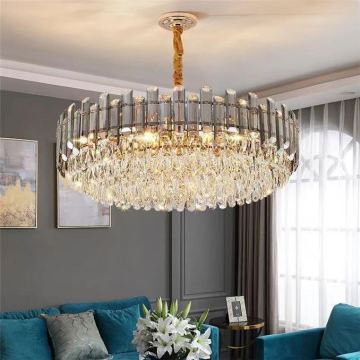 Stylish Zircon Chandelier Earrings for Simple Living Room or Hotel Bedroom Decor