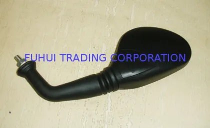 Wear Resistant Mbk Scooter Parts , Black Motorcycle Mirrors