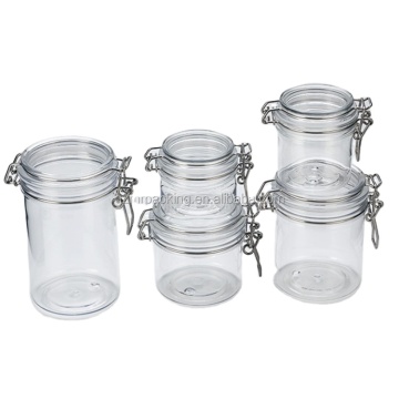 Round Clear PET Kilner Jar - Airtight Plastic Food Storage Container