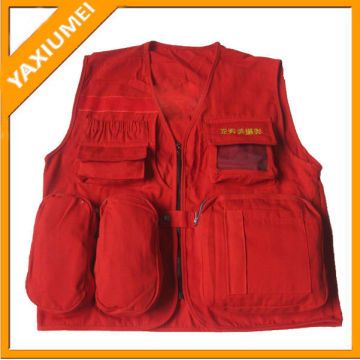 high quality pure cotton photography vest