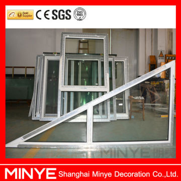 CE UPVC triangle shaped fixed window