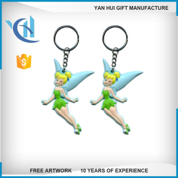promotion little Yellow man Despicable Me series cartoon 3d soft pvc keychain