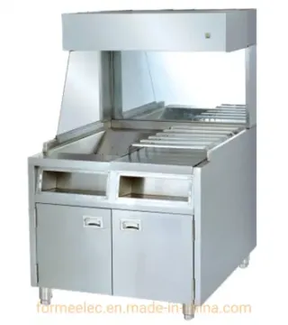 French Fries Warmer Vertical Electric Chip Warmer Free Standing Chips Warmer