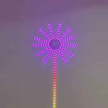 Smart Firework LED Strip Lights with Remote and Music Control for Christmas Decoration