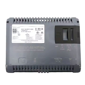 New Original PLC Controller 6AV2124-0GC01-0AX0 with Touch Screen HMI - In Stock