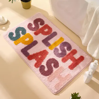 Microfiber Anti Slip Bath Rugs Super Absorbent Bathmat