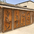 Outdoor Corten Steel Combination Decorative Screen Panel