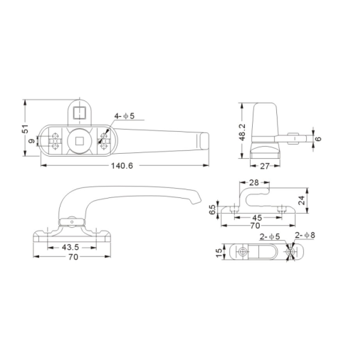 Bloqueo de solenoide para caja fuerte y armario para armas (SL1206)