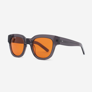 Classic Square Acetate Unisex Sunglasses