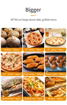 FEST Two Deck Glass Window Electric Oven for Baking 13-inch Pizzas - Sinmag Oven Price and Toaster Oven