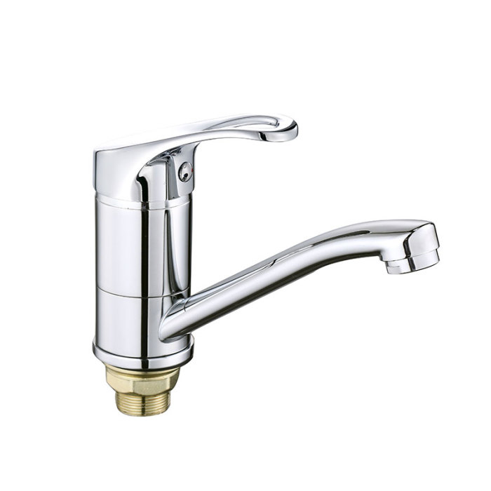 Electroplated Single Lever Sink Mixer