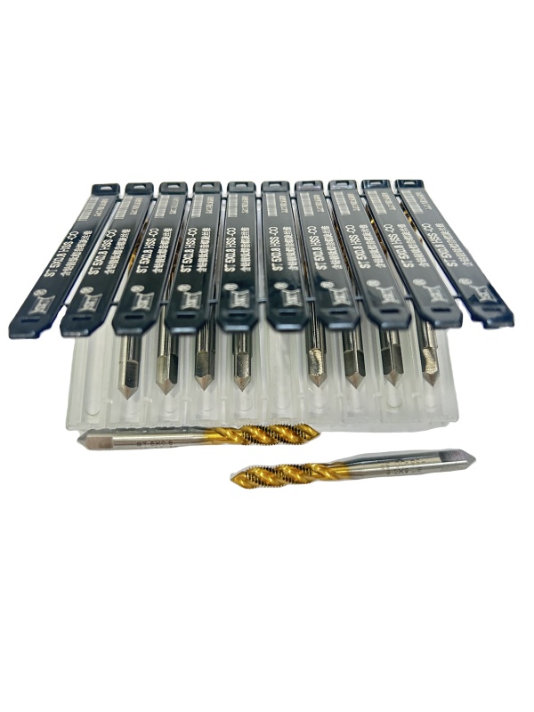 High Speed Steel Fine Thread Tapping Tools - Hand Taps for Metric Steel Wire Thread Inserts