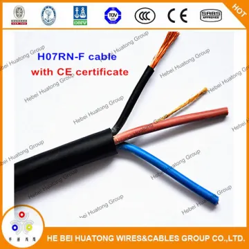 Ce Certificate Epr Insulation CPE Sheath Flexible Rubber Cable H07rnf H05rnf
