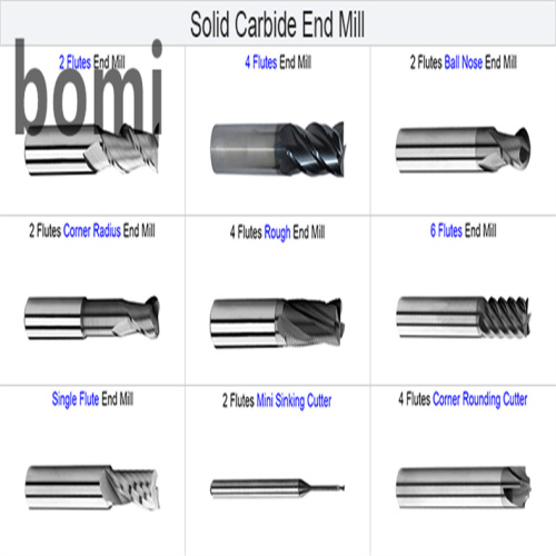 Mini cortador de hundimiento CNC de carburo para fresado de metales