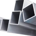 Pipe carré en revêtement en zinc en acier galvanisé à chaud