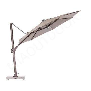 Commercial Outdoor Roman Hanging Aluminum Cantilever Garden Umbrella