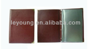 2016 Custom Leather Menu Book For Restaurant