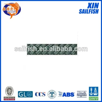 polyester material double braided dockline