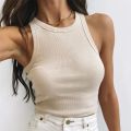 Tampas de tanques de spandex, blusas de tanques para mulheres,