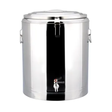 Non Magnetic Stainless Steel Insulation Pails With Tap