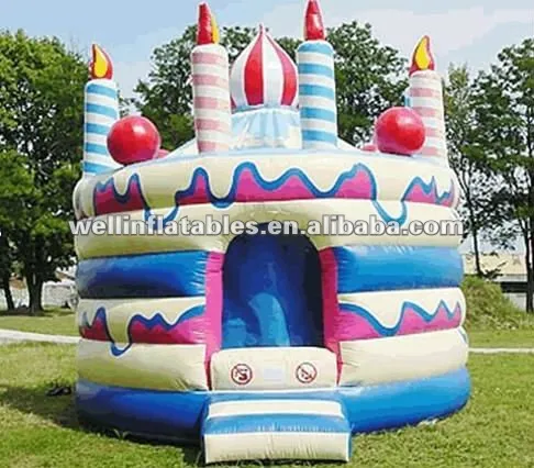 2013 new arrival cake inflatable jumping castle for party