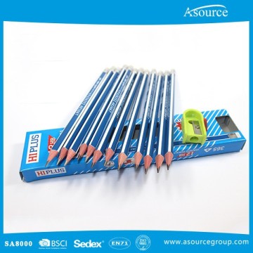 Standard HB Wooden Pencil With Free Sharpener