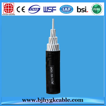 Rated Voltage Aerial Insulated Cable Steel Core