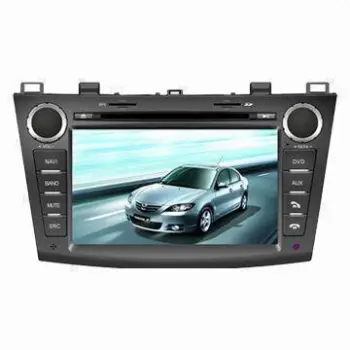 Car GPS Navigation System for 8-inch Mazda 3 with GPS/TV/4GB SD Card/Bluetooth/Rear-view/iPod/Radio