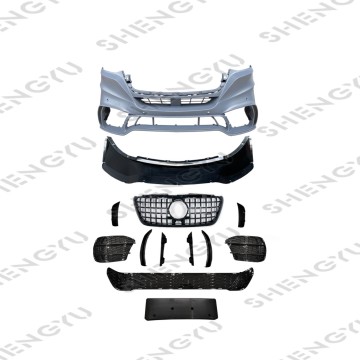 Model GT Front Bumper Grille Zestaw ulepszenia dla Mercedes-Benz Sprinter W906/W907/W910 (2018-2020)