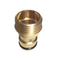 Brass garden hose tool adaptor
