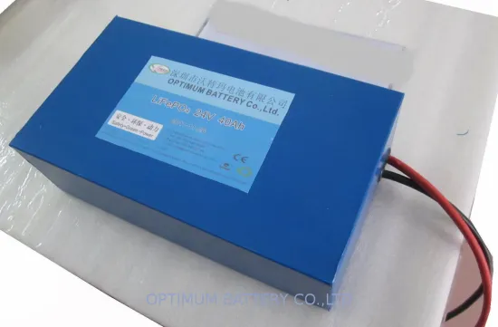 24v 40ah Lifepo4 Rechargeable Battery For Solar Street Light