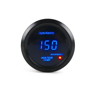 2" 52mm Digital Water Temperature Gauge with Blue LED Display and Car Temp Sensor