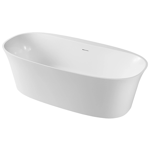 White Acrylic Small Free-Standing Bathtub