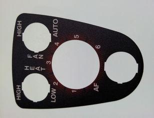 Flat Graphic Membrane Switch Overlay , PET or PC Membrane S