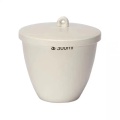 Low Form Glazed Porcelain Crucibles with Lid 50ml