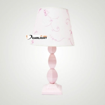 Pink Decorative Pattern Fabric Table Lamp