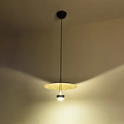 HUAYI Nordic Style Simple Restaurant Lighting Linear LED Chandelier