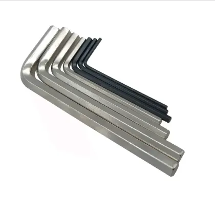 Nickel Plated L Type Hexagon Keys: Double-Ended Allen Wrenches