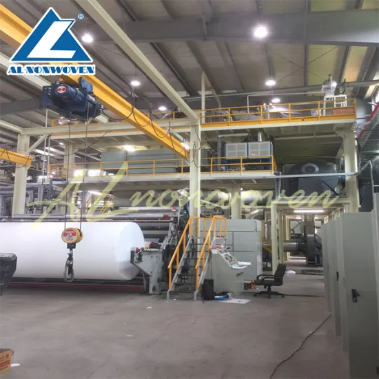 AL--SMS 1600mm PP Spunbond Nonwoven Fabric Making Machine Production Line