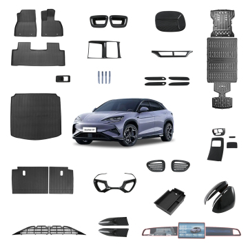 High-Quality Carbon Fiber Pattern ABS Decorative Accessories for BYD Sealion7 EV (LHD/RHD)