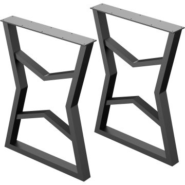 أرجل مكتب معدنية شديدة التحمل مقاس 28 بوصة صناعية